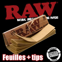 Feuilles à rouler RAW + Tips