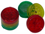 Grinder Polinator Rasta 4 Parties Plastique