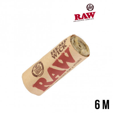 Mèche RAW Hemp Wick 6 mètres