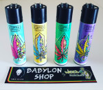 Briquet Clipper Geometrical Leaves X 4