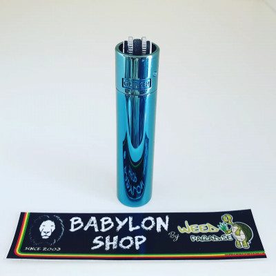 Briquet Clipper Métal Blue
