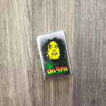 Briquet à essence Bob Rasta Green Leaf
