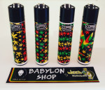 Briquet Clipper Jamaïca Pattern X 4
