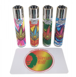 Briquet Clipper Leaf Explosion X 4