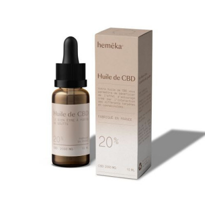 Huile de CBD 20% Bio - Hemeka