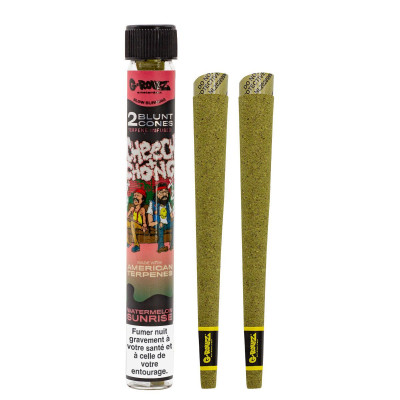 Blunts Préroulés Terpènes Infused G-Rollz Cheech & Chong Watermelon Sunrise