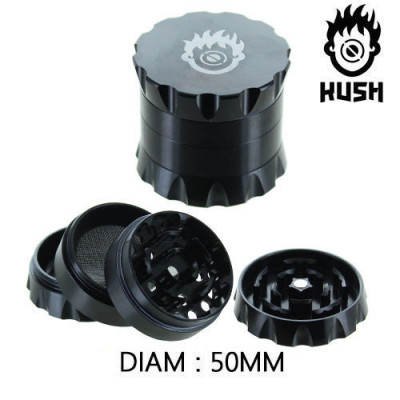 Grinder Polinator Kush Bong Tower Noir 50mm