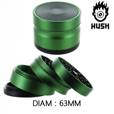 Grinder Polinator Kush Bong Boréalis Vert 63mm