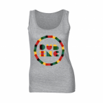 Débardeur Femme Dub Inc Rond Rasta Gris Chiné