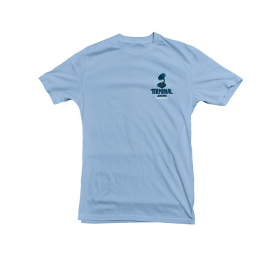 T-shirt Terminal Sound - Selecta Antwan Bleu Ciel