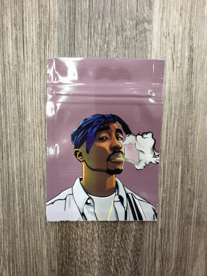 Sachet Zip 2Pac Hip Hop Legend 10x7cm