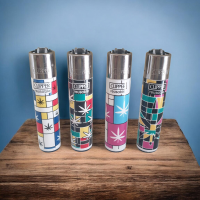 Briquet Clipper Modern Weed