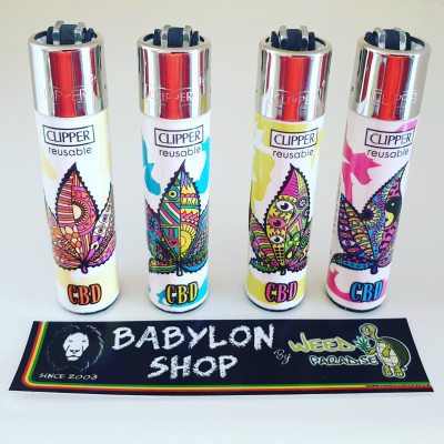 Briquet Clipper Trippy CBD