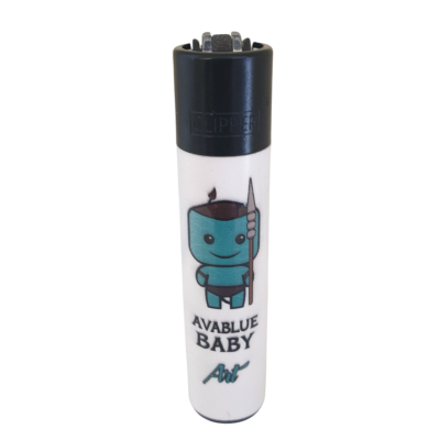 Briquet Clipper Art Ava Blue Babies