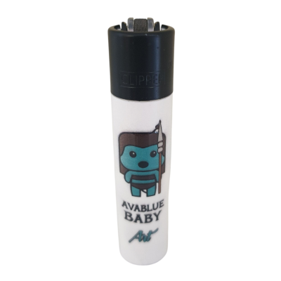 Briquet Clipper Art Ava Blue Babies
