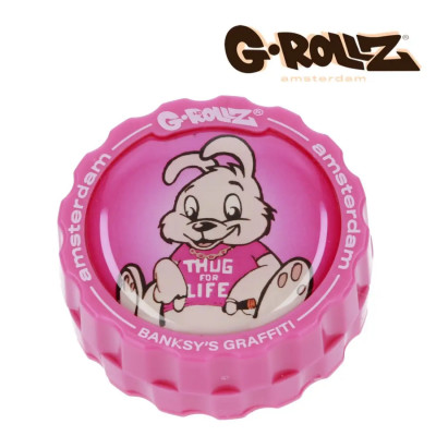 Grinder Acrylique G-Rollz Banksy's Graffiti 53mm