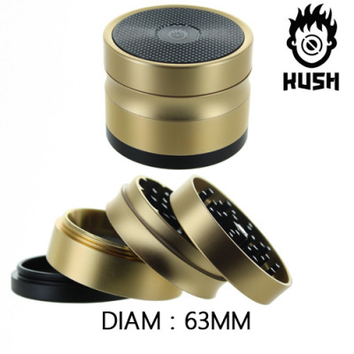 Grinder Polinator Kush Bong Boréalis Or 63mm